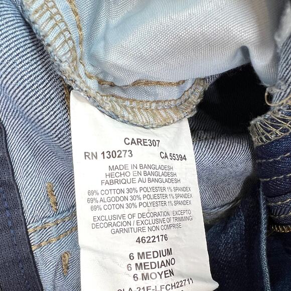 Lee Regular Fit Midrise Denim Long Shorts 6 - Picture 6 of 7